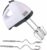 krenz Electric Hand Mixer with Stainless Steel Attachments, 7 -Speed, Includes; Beaters, Dough Hooks 260 W Hand Blender 