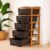 Kuber Industries 5-Layer & 48 Ltr Plastic Drawer Storage Organiser | Modular Kitchen & Toy Organizer For Kids Room | Chocolate Brown