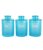 Laplast – 100059 Plastic Air Tight Container, 1-Litre, Set of 3, Blue