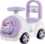 Lifelong Bunny Manual Push Ride-On Toy Car with Back Support for Boys & Girls 1-4 Years, Distraction-Free, Non-Musical, Easy Installation, 50kg Capacity, Steering Wheel, Storage, Indoor Outdoor Fun