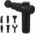 Lifelong LLGM109 Percussion Massage Gun for Pain Relief, Deep Tissue, 6 Speeds & 7 Massage Heads, Cordless, Quiet Operation for Neck, Shoulders, Back, Arms, Legs & Feet (Black)