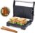 Milton Premium 800 Watt 180° Electric Grill Sandwich Maker