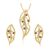 Mithya Gold Plated Jewellery Set for Women (PAA0290_Red) Rs.144