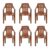 Nilkamal Patio Chair (Mango Wood, Set of 6)