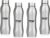 NIRLON Ozone Single Wall Water /Fridge Refrigerator 1000 ml Bottle  (Pack of 4, Silver, Steel)