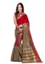 PerfectBlue Cotton Saree with Blouse Piece