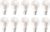 Philips Base B22 17-Watt Glass LED Bulb (Pack of 10, Cool Day Light)