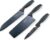 Pigeon by Stovekraft Edge High Grade Stainless Steel 3 Pcs Kitchen Knife Set| Black