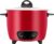 Pigeon by Stovekraft Ruby Rice Cooker with Single pot, 1.8 litres.(Red) | Toughened Glass Lid | 700 Watts | 2 Aluminium Cooking Pot