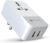 Portronics Adapto III Dual USB Adapter with 1 AC Power Socket 3.4Amp Total Output for Smartphones 