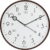 Precisio Analog 32 cm X 32 cm Wall Clock  (Brown, With Glass)