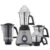 Preethi Steel Supreme Mixer Grinder for Kitchen, 750 Watt Mixie, 4 jars – Super Extractor juicer Jar(MG-208)