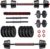 Protoner PVC 3 in 1 convertible DM 4-40 Kg Dumbbells Set and Fitness Kit for Men and Women Whole Body Workout (20 kg (2 kg x 4, 3 kg x 4), 3 in 1 convertible)