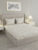 Raymond Home Lush Petal Beige Printed Microfiber 110 TC Queen Bedsheet Set 1.83 m x 1.98 m