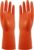 Robustt Heavy Duty Rubber Hand gloves (1 Pair) for Dishwashing, gardening, kitchen cleaning