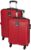 Safari Thorium Sharp Anti-Scratch Combo Set of 2 Red Small, Medium Check-in 4 Wheel Hard Suitcase