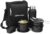 SOPL-OLIVEWARE Teso Pro Lunch Box with Steel Cutlery,3 Microwave Safe Inner Steel Containers with Bpa Free Steel Water Bottle(750Ml)-Black
