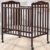 Little Olive Star Wooden Baby Cot For New Born – Brown Cot