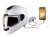 Steelbird SBA-1 7Wings HF Dashing Full Face Helmet with Plain Visor and Detachable Handsfree Device (REGULAR FIT MEDIUM 580 MM, WHITE)