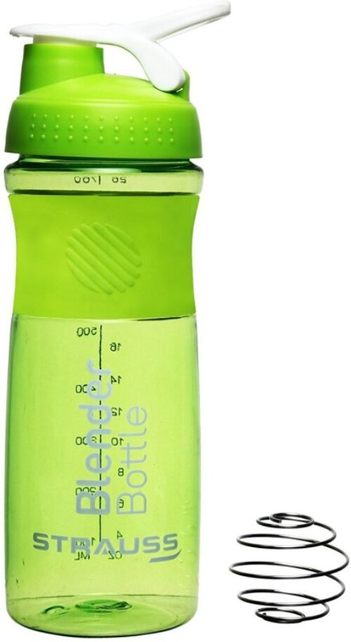 Strauss Blender Bottle 760 ml Sipper, Shaker(Pack of 1, Green)