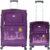 Salsa 55 & 75 CM Wine Trolley Suitcase Set for Travel Expandable Check-in Luggage – 75 cm  (Purple)