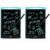 TVARA LCD Writing Tablet 8.5 Inch E-Note Pad LCD Colorful (Pack of 2)