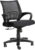 VJ Interior Fabric Office Arm Chair  (Black)