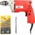 WONDERCUT WC-ED-10-R-CMB Drill Machine 10mm With Free 13Pcs HSS Drill Bits & 1Pc Masonary Bit Combo, Red